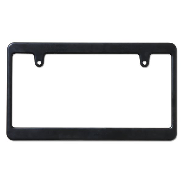 Photo2: New Std. License Plate Frame Black Plain 【MG058】 (2)