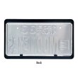 Photo7: New Standard MOONEYES License Plate Frame Black 【MG058】 (7)