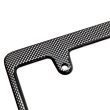 Photo3: New Std. License Plate Frame Carbon Fiber Look Plain 【MG058】 (3)
