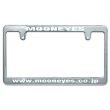 Photo2: New Standard MOONEYES License Plate Frame Chrome【MG058】 (2)