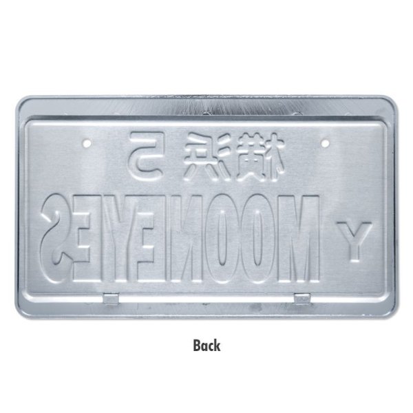 Photo3: New Standard MOONEYES License Plate Frame Chrome【MG058】 (3)