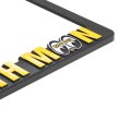 Photo6: Raised YOKOHAMA DeNA BAYSTARS x MOONEYES License Plate Frame for JPN size (6)