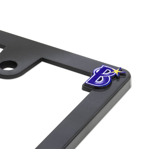 Photo7: Raised YOKOHAMA DeNA BAYSTARS x MOONEYES License Plate Frame for JPN size (7)