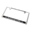 Photo3: Raised MOONEYES Logo Chrome License Plate Frame for JPN size (3)
