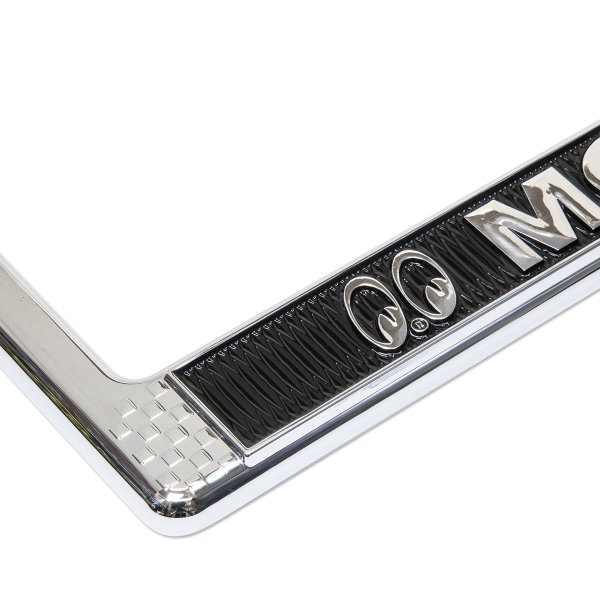 Photo6: Raised MOONEYES Logo Chrome License Plate Frame for JPN size (6)