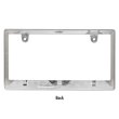 Photo4: Raised MOONEYES Logo Chrome License Plate Frame for JPN size (4)