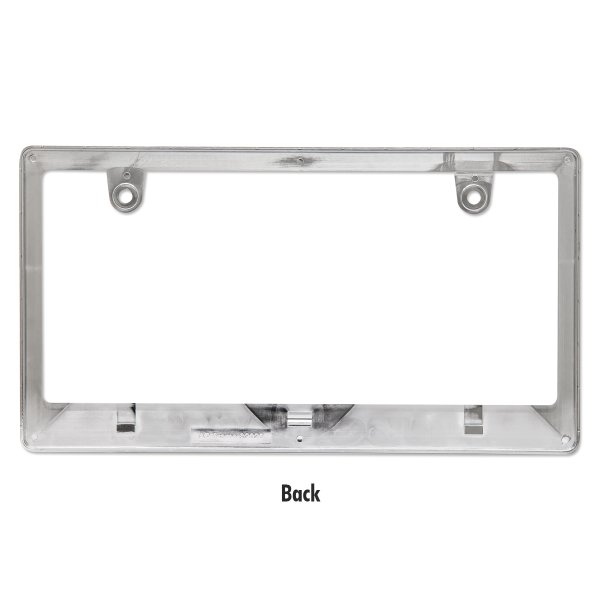 Photo4: Raised MOONEYES Logo Chrome License Plate Frame for JPN size (4)
