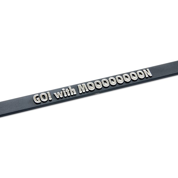 Photo7: Raised MOONEYES Logo Skinny License Plate Frame JPN size (7)
