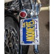 Photo6: California Motorcycle License  Plate - Blue (6)
