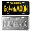 Photo3: MOONEYES California Steel License Plates Go! with MQQN (3)