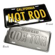 Photo2: MOONEYES California Steel License Plates HOT ROD (2)