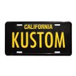 Photo1: MOONEYES California Steel License Plates KUSTOM (1)