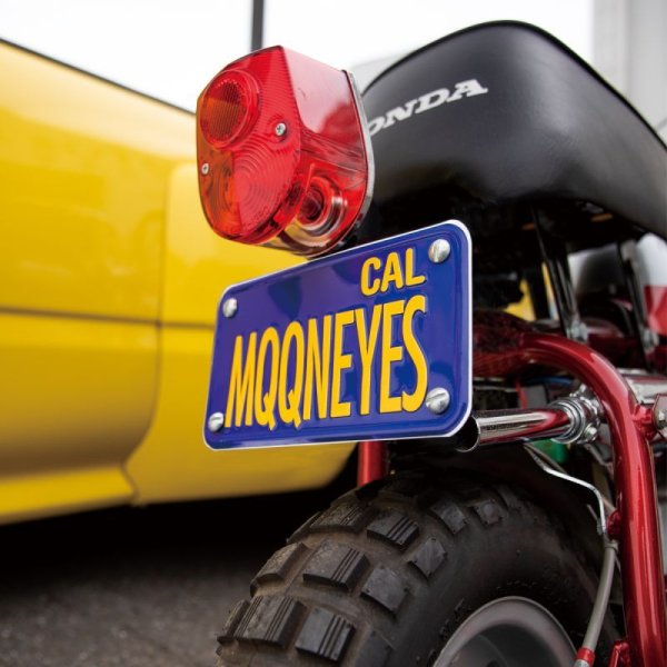 Photo5: California Motorcycle License  Plate - Blue (5)