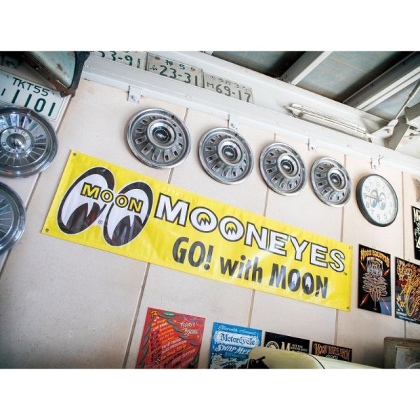 Photo1: MOON Vinyl Banner (1)