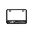 Photo2: 【50cc〜125cc】Licence Plate Frame for Small Motorcycle Black "LOOK" (2)