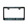 Photo2: Black License Frame for Motorcycle "Mooneyes Area-1" (2)