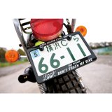 Photo: Black License Frame for Motorcycle "LOOK"