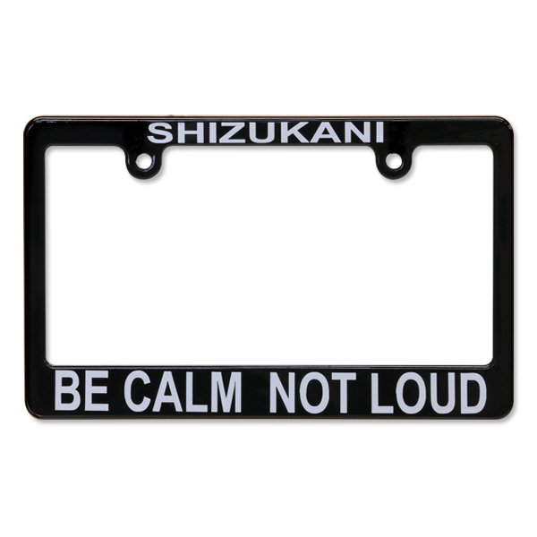 Photo3: Original Custom License Plate Frame Black for Motorcycle (3)