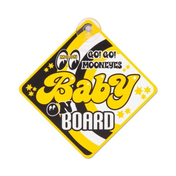 Photo3: Mooneyes Baby On Board Sign (3)