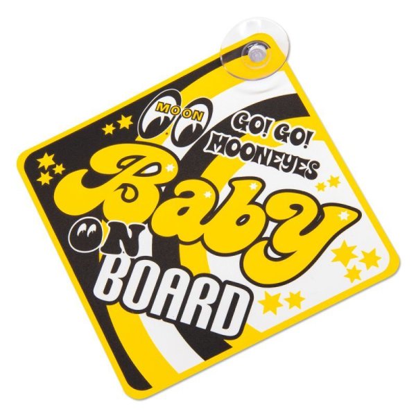 Photo4: Mooneyes Baby On Board Sign (4)