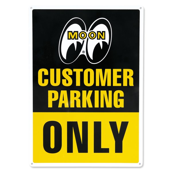 Photo2: MOON Customer Parking Only Plate (2)