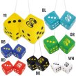 Photo2: MOON Fuzzy Dice (2)