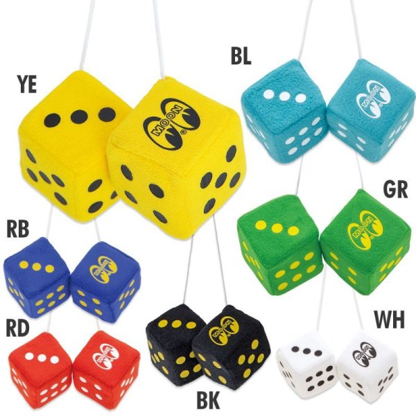Photo2: MOON Fuzzy Dice (2)