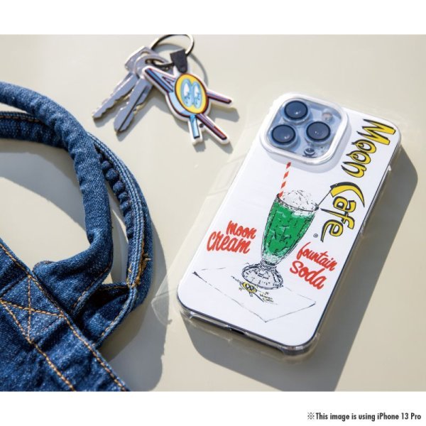 Photo5: MOON Cafe Cream Soda iPhone 13 mini Hard Case (5)