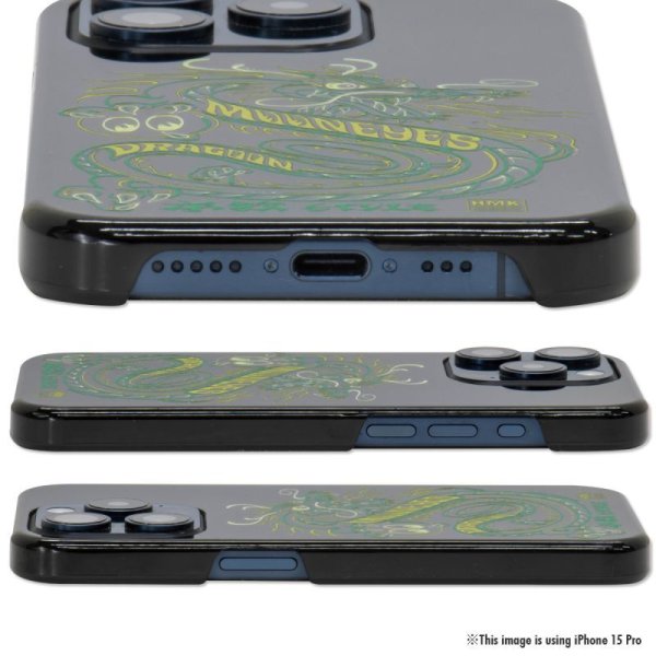 Photo3: MOON Pinstripe Dragon iPhone 15 Hard Case (3)