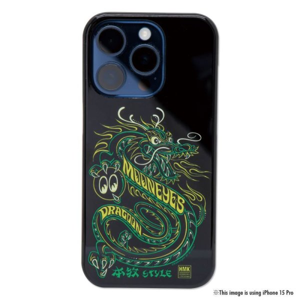Photo2: MOON Pinstripe Dragon iPhone 15 Hard Case (2)
