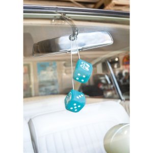 Photo: MOON Mini Fuzzy Dice