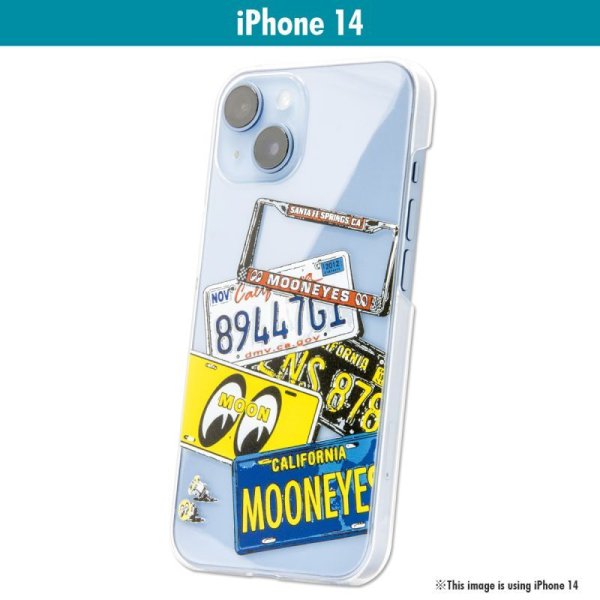 Photo2: MOON License Plate iPhone 14 Hard Case (2)