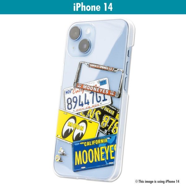 Photo2: 【30%OFF】 MOON License Plate iPhone 14 Hard Case (2)