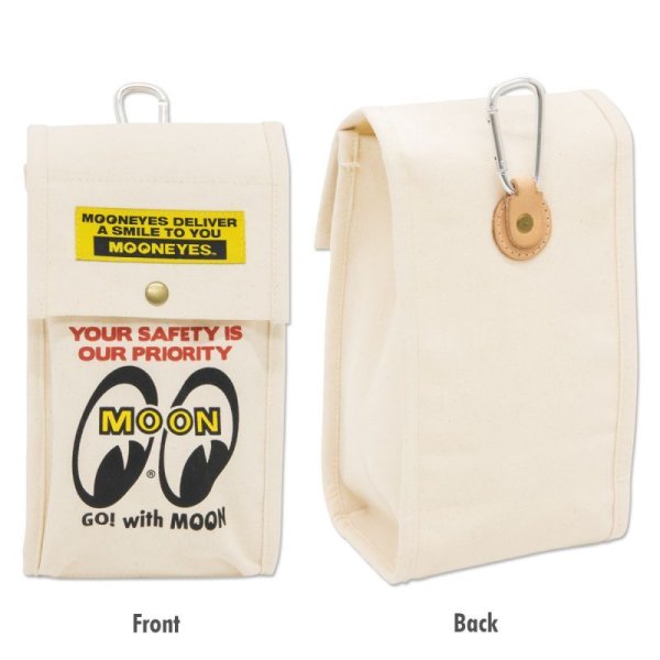 Photo3: MOON Canvas Multi Bag (3)