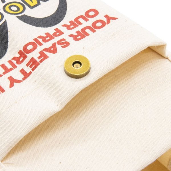 Photo5: MOON Canvas Multi Bag (5)