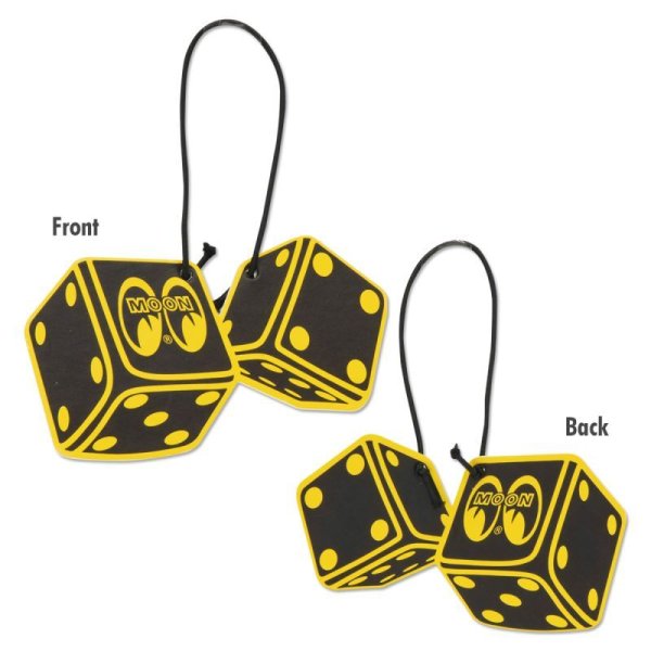 Photo3: MOON Twin Dice Air Freshener (3)