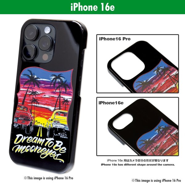 Photo1: Dream To Be MOONEYES iPhone 16e Hard Case (1)