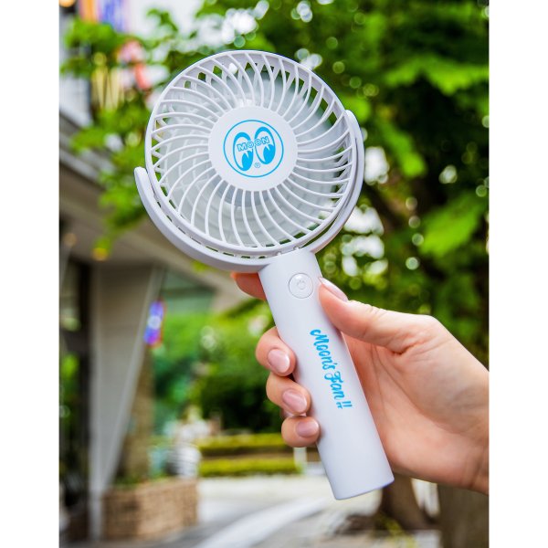 Photo1: MOON Handy Fan (1)