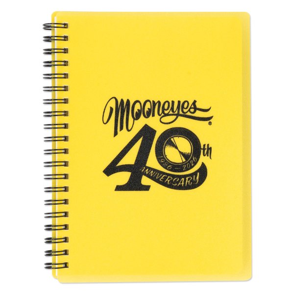 Photo1: MOONEYES 40th Anniv. Disc Spiral Notebook (1)