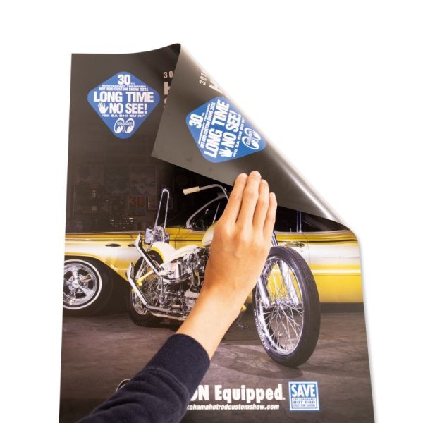 Photo2: 30th Anniversary YOKOHAMA HOT ROD CUSTOM SHOW 2021 Poster Ver. M/C & Car (2)