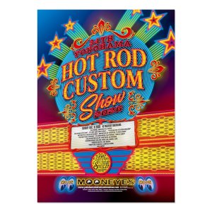 Photo: 34th YOKOHAMA HOT ROD CUSTOM SHOW 2026 Poster (Neon)