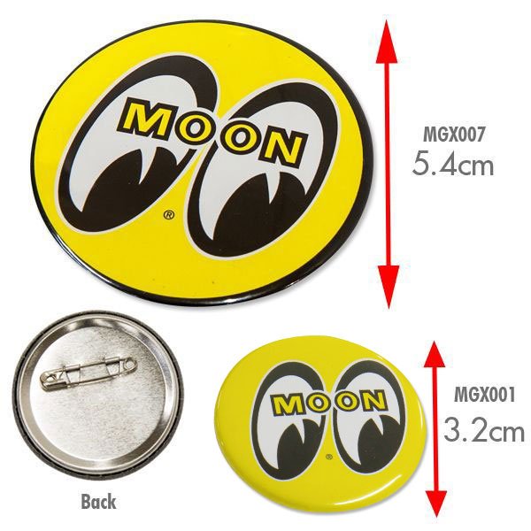Photo2: MOONEYES Can Badge   (Eyeball) (2)