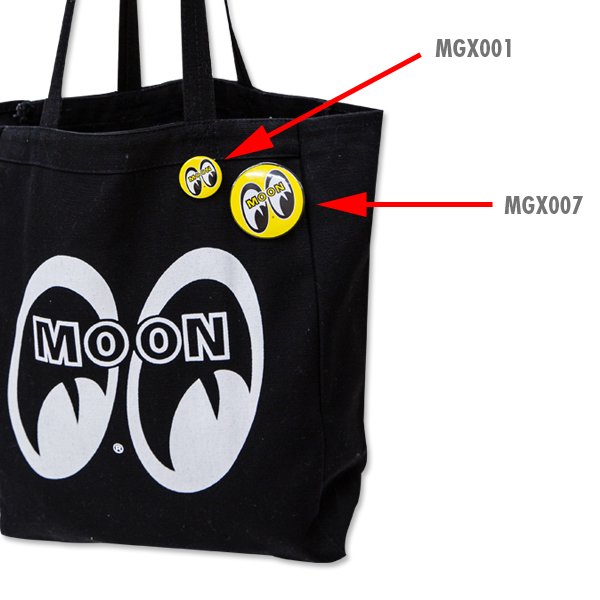 Photo3: MOONEYES Can Badge   (Eyeball) (3)