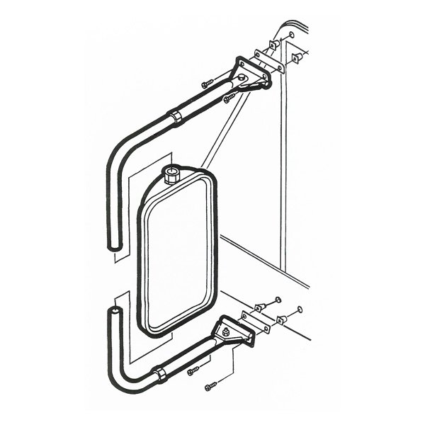 Photo3: Truck Swing Away mirror (3)