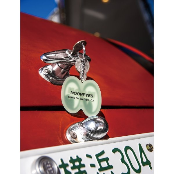 Photo3: MOON Eyeshape Key Ring Glow-in-the-Dark (3)