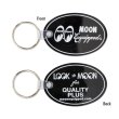Photo2: MOON Equipped Oval Rubber Key Ring (2)