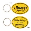 Photo2: MOONEYES Oval Rubber Key Ring (2)