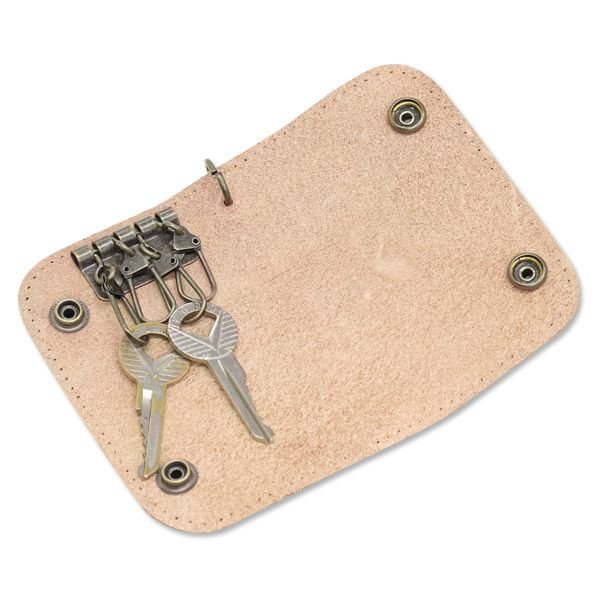 Photo4: MOON Equipped Leather Key Case (4)