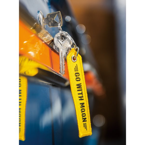 Photo2: MOON Strap Key Chain (2)