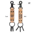 Photo3: MOON Equipped Leather Key Hook (3)